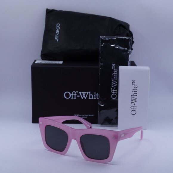 Off-White OERI13Y SELMA 3007 Square Sunglasses – Pink/Grey main image 9